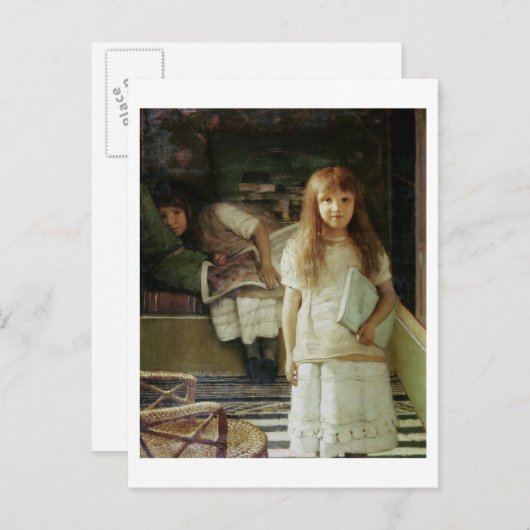 Alma-Tadema | Dit is onze hoek, 1873 Briefkaart (Voorkant / Achterkant)