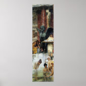 Alma-Tadema - Een badkamer (een oude traditie) Poster (Voorkant)