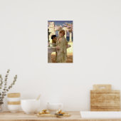 Alma-Tadema - Een Meningsverschil Poster (Keuken)