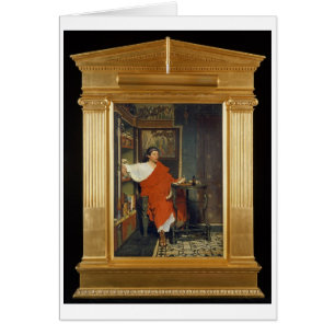 Alma-Tadema   Een Romeinse schrijfmachine