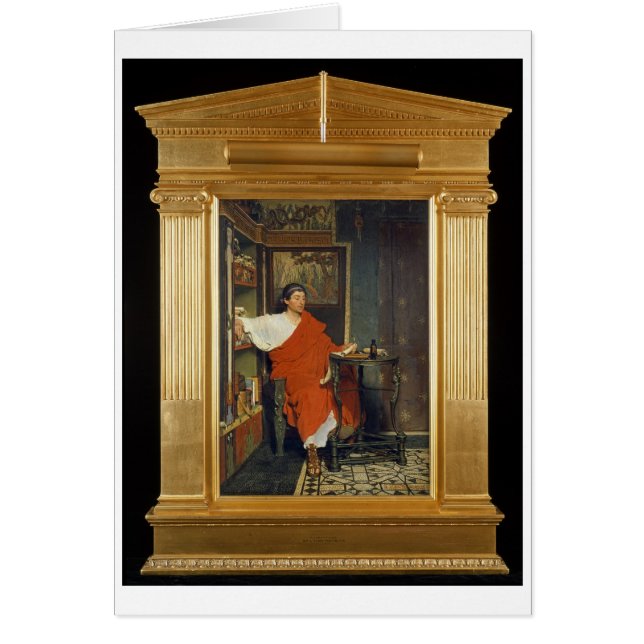 Alma-Tadema | Een Romeinse schrijfmachine (Voorkant)