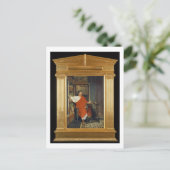 Alma-Tadema | Een Romeinse schrijfmachine Briefkaart (Staand voorkant)