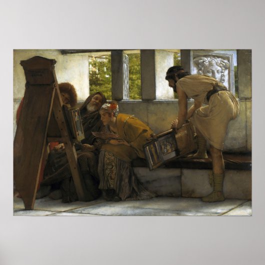 Alma-Tadema - Een Romeinse studio Poster (Voorkant)