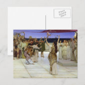Alma-Tadema | Een toewijding aan Bacchus Briefkaart (Voorkant / Achterkant)