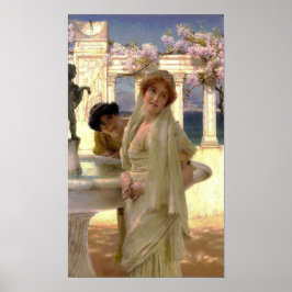 Alma-Tadema - Een verschil van mening Poster