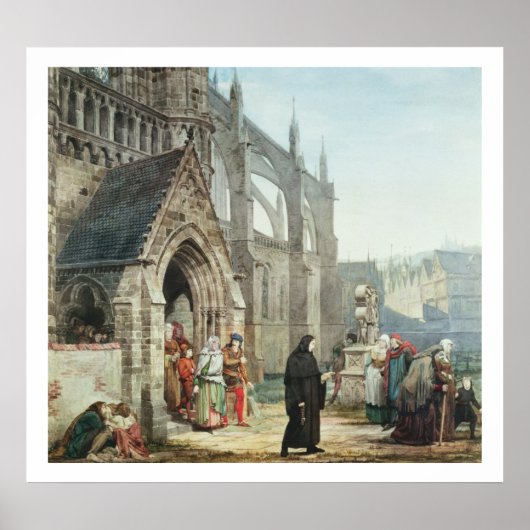 Alma-Tadema | Faust and Marguerite, 1857 Poster (Voorkant)