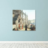 Alma-Tadema | Faust en Marguerite, 1857 Canvas Afdruk (Insitu (Houten vloer))