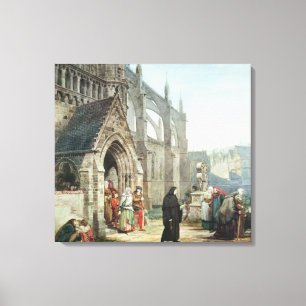 Alma-Tadema   Faust en Marguerite, 1857 Canvas Afdruk