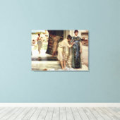 Alma-Tadema | Frigidarium 1890 Canvas Afdruk (Insitu (Houten vloer))
