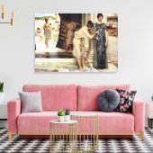Alma-Tadema | Frigidarium 1890 Canvas Afdruk (Insitu (Woonkamer))