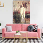 Alma-Tadema | Griekse vrouw 1869 Canvas Afdruk (Insitu (Woonkamer))