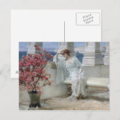 Alma-Tadema | Haar ogen zijn bij haar gedachten? Briefkaart (Voorkant / Achterkant)