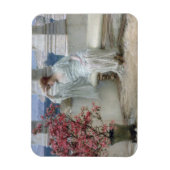 Alma-Tadema | Haar ogen zijn bij haar gedachten? Magneet (Verticaal)