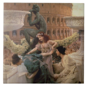 Alma-Tadema   Het Coliseum, 1896 Tegeltje