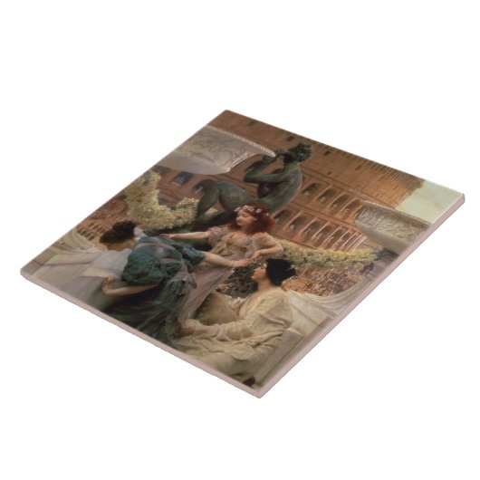 Alma-Tadema | Het Coliseum, 1896 Tegeltje (Zijkant)