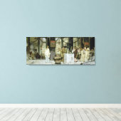 Alma-Tadema | Het festival in het oude Rome Canvas Afdruk (Insitu (Houten vloer))