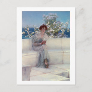 Alma-Tadema   Het Jaar staat in het voorjaar Briefkaart