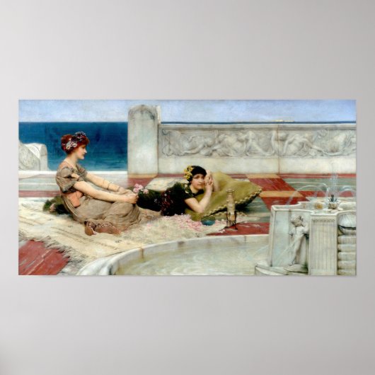 Alma-Tadema - Houdt van Votaries Poster (Voorkant)