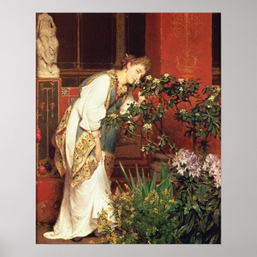 Alma-Tadema | In de Peristylum, 1866 Poster (Voorkant)