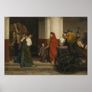 Alma-Tadema - Ingang van het theater Poster