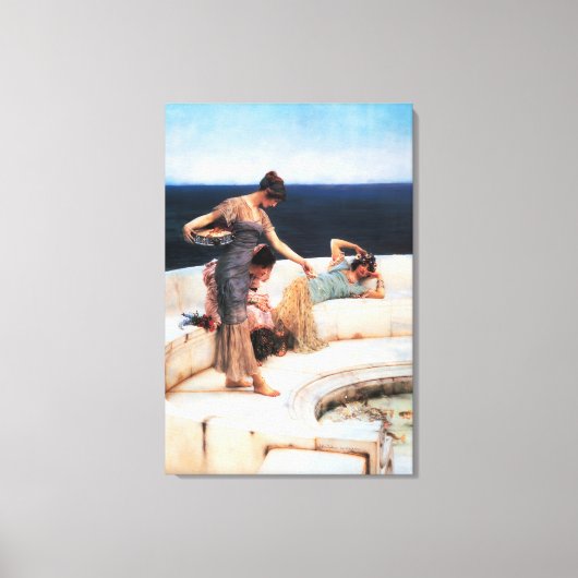 Alma-Tadema Klassieke Kunst Canvasprint Huisdecora Canvas Afdruk (Voorkant)