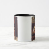 Alma-Tadema | Lesbia die over een Sparrow rijdt Mok (Midden)