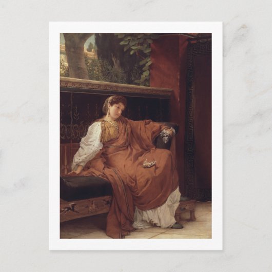 Alma-Tadema Lesbia Weeping over a Sparrow Briefkaart (Voorkant)