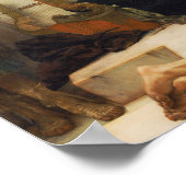 Alma-Tadema - Lezen uit Homerus Poster (Hoek)
