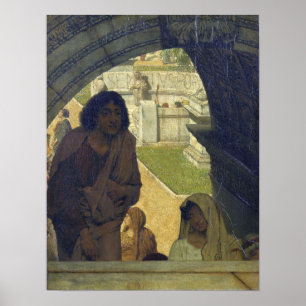 Alma-Tadema - Londen onder een Romeinse boog Poster