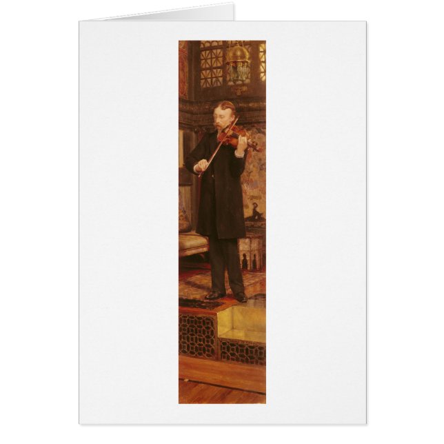 Alma-Tadema | Maurice Sons die het Violin spelen (Voorkant)