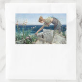  Alma-Tadema Onder de Ruïnes Sticker (Tas)