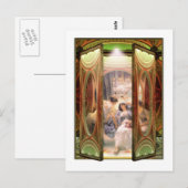 Alma-Tadema Open Deur naar De Baden Briefkaart (Voorkant / Achterkant)