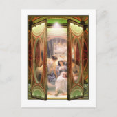 Alma-Tadema opent deur naar de baden Briefkaart (Voorkant)