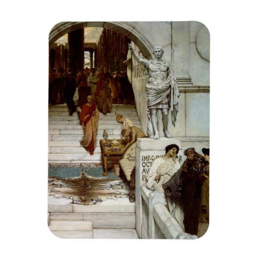 Alma-Tadema | Publiek in Agrippa, 1875 Magneet (Verticaal)