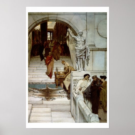 Alma-Tadema | Publiek in Agrippa, 1875 Poster (Voorkant)