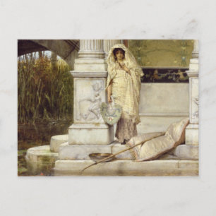 Alma-Tadema Roman Fisher Girl, 1873 Briefkaart