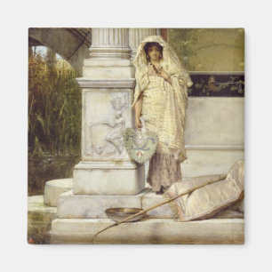 Alma-Tadema Roman Fisher Girl, 1873 Magneet