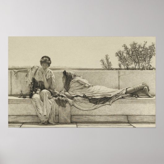 Alma-Tadema - Smeken Na 1878 Poster (Voorkant)