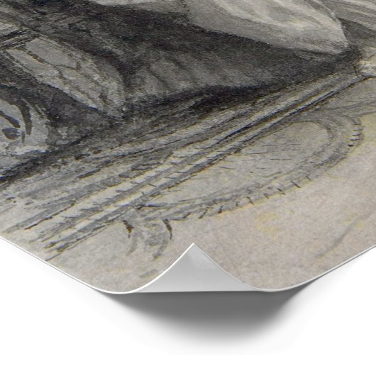 Alma-Tadema - Staand Romeins Poster (Hoek)