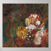 Alma-Tadema - stilstaand leven met tulpen Poster (Voorkant)