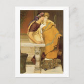 Alma-Tadema | The Mirror, 1868 Briefkaart (Voorkant)