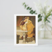 Alma-Tadema | The Mirror, 1868 Briefkaart (Staand voorkant)