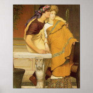 Alma-Tadema   The Mirror, 1868 Poster
