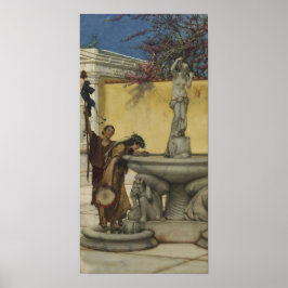 Alma-Tadema - Tussen Venus en Bacchus Poster