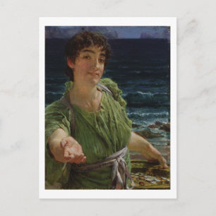 Alma-Tadema   Una Carita, 1883 Briefkaart