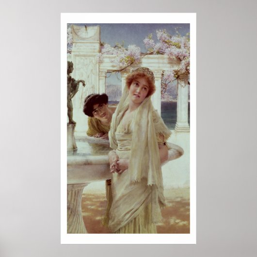 Alma-Tadema | Verschil van mening Poster (Voorkant)