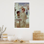 Alma-Tadema | Verschil van mening Poster (Keuken)