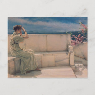 Alma-Tadema Verwacht, 1885 Briefkaart