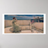 Alma-Tadema | Verwacht, 1885 Poster (Voorkant)