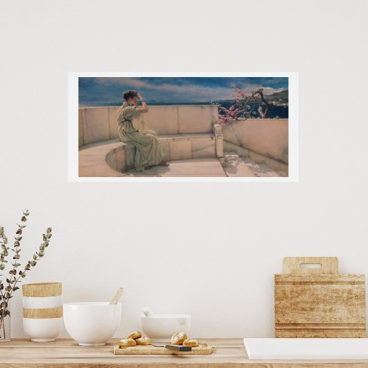 Alma-Tadema | Verwacht, 1885 Poster (Keuken)